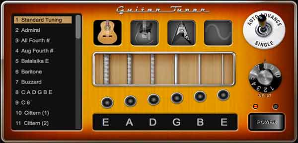 Which website gives the best guitar tuner for free?